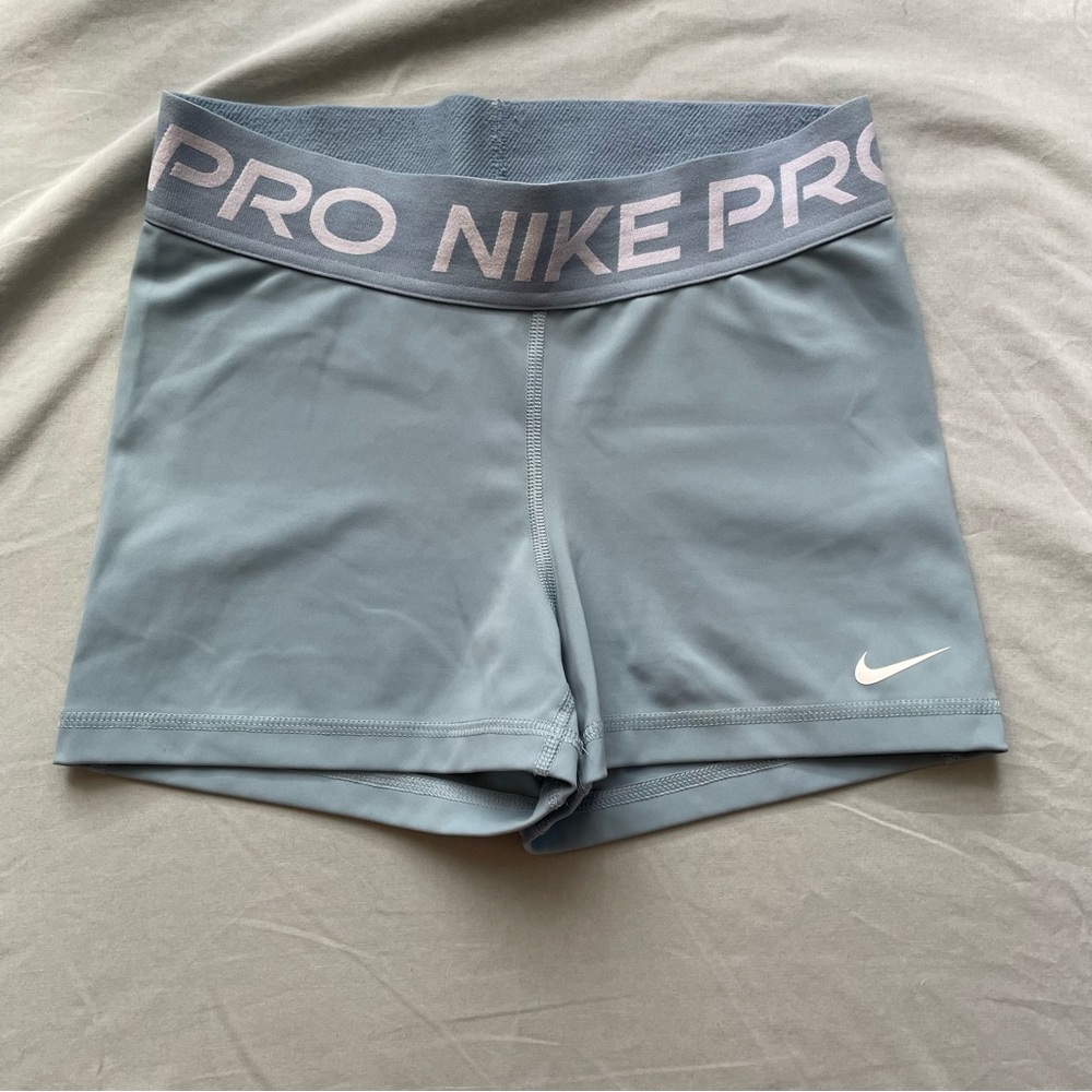 Nike Pro baby blue spandex